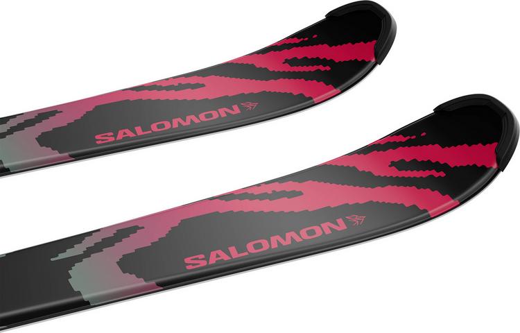 Salomon Salomon All-Mountain Ski Kinder - black-neon punch-iceberg green - 3 | SportScheck