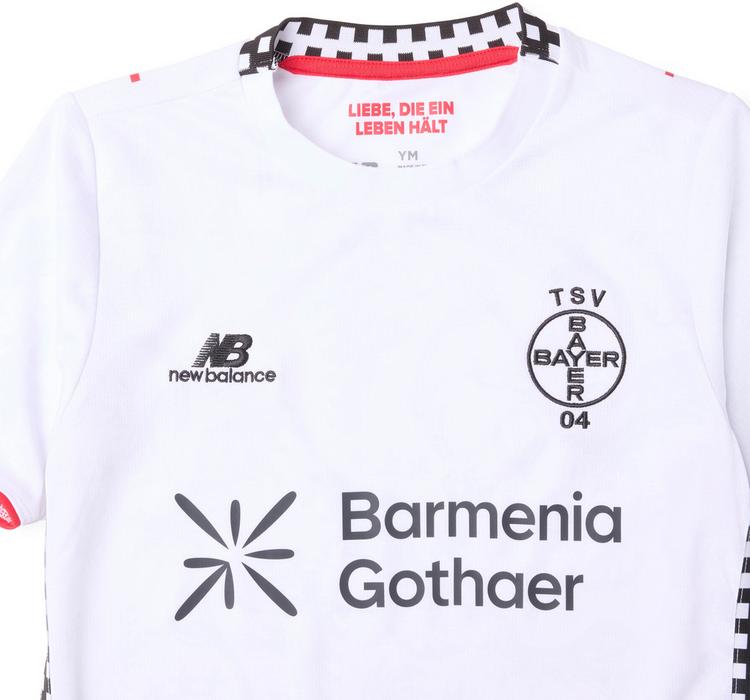 NEW BALANCE NEW BALANCE Bayer 04 Leverkusen 26-27 3rd Teamtrikot Kinder - wei&szlig; - 0 | SportScheck