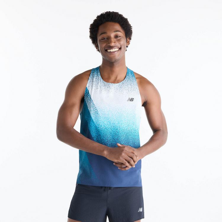 NEW BALANCE NEW BALANCE Race Day Funktionstank Herren - purple - 0 | SportScheck