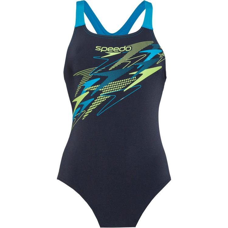 SPEEDO SPEEDO Badeanzug Damen - blk-grn - 0 | SportScheck