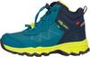 Trollkids Trolltunga Mid Wanderschuhe Kinder - harbor blue-spring leaf-dark indigo