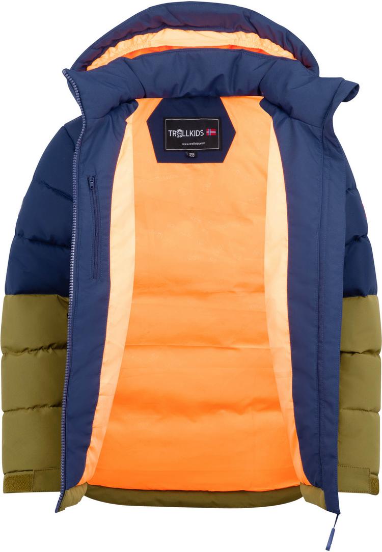 Trollkids Trollkids Gryllefjord Steppjacke Kinder - spruce green-navy - 0 | SportScheck