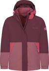 Trollkids Kjerag 3in1 Doppeljacke Kinder - frozen berry-deep ruby