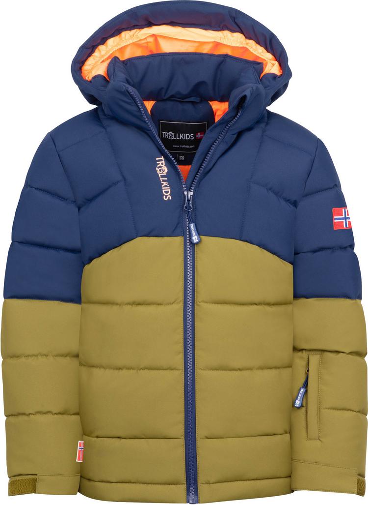 Trollkids Trollkids Gryllefjord Steppjacke Kinder - spruce green-navy - 0 | SportScheck