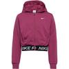Nike PRO DRI-FIT Trainingsjacke M&auml;dchen - pink smoke-pink smoke-black-white