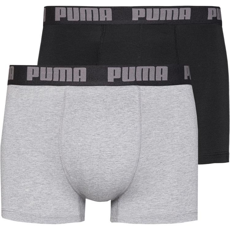 PUMA PUMA EVERYDAY 2P Unterhose Herren - grey melange-black - 0 | SportScheck