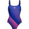 Arena Badeanzug Damen - calypso coral multi-navy