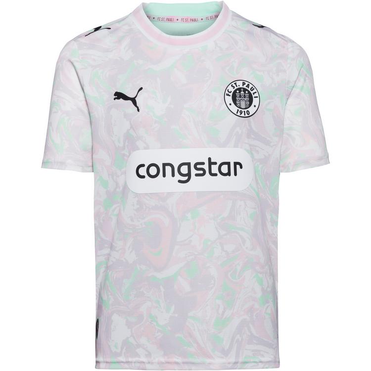 PUMA PUMA FC St. Pauli 26-27 3rd Teamtrikot Kinder - minty burst-pearl pink - 0 | SportScheck