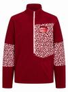 Ziener Fleeceshirt M&auml;dchen - red leo