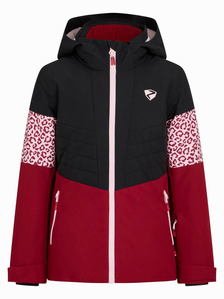 Ziener Ziener Skijacke M&auml;dchen - wine pigment - 0 | SportScheck