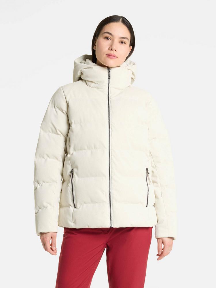 Ziener Ziener TRAVA-Z Skijacke Damen - white fog cord - 0 | SportScheck