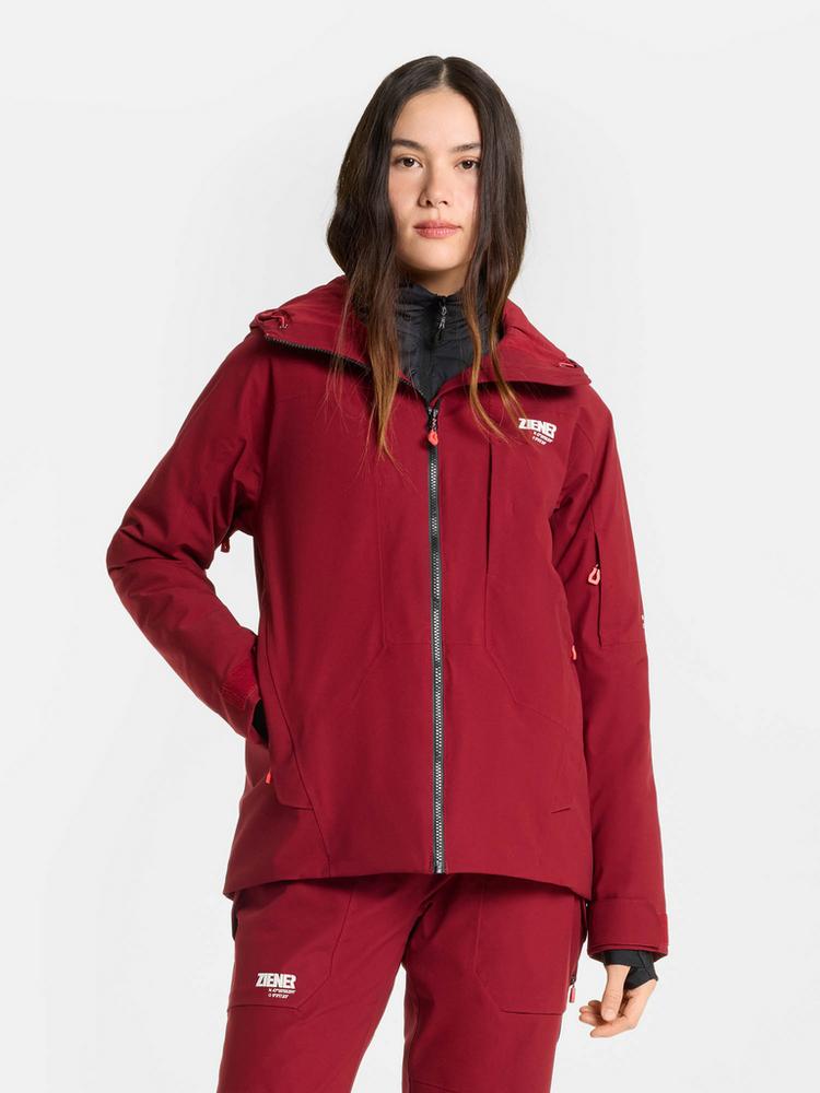 Ziener Ziener Skijacke Damen - wine pigment - 0 | SportScheck