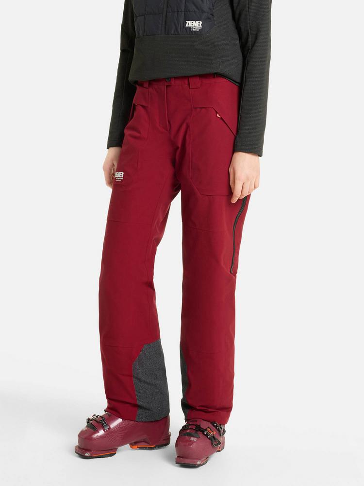 Ziener Ziener Skihose Damen - wine pigment - 1 | SportScheck