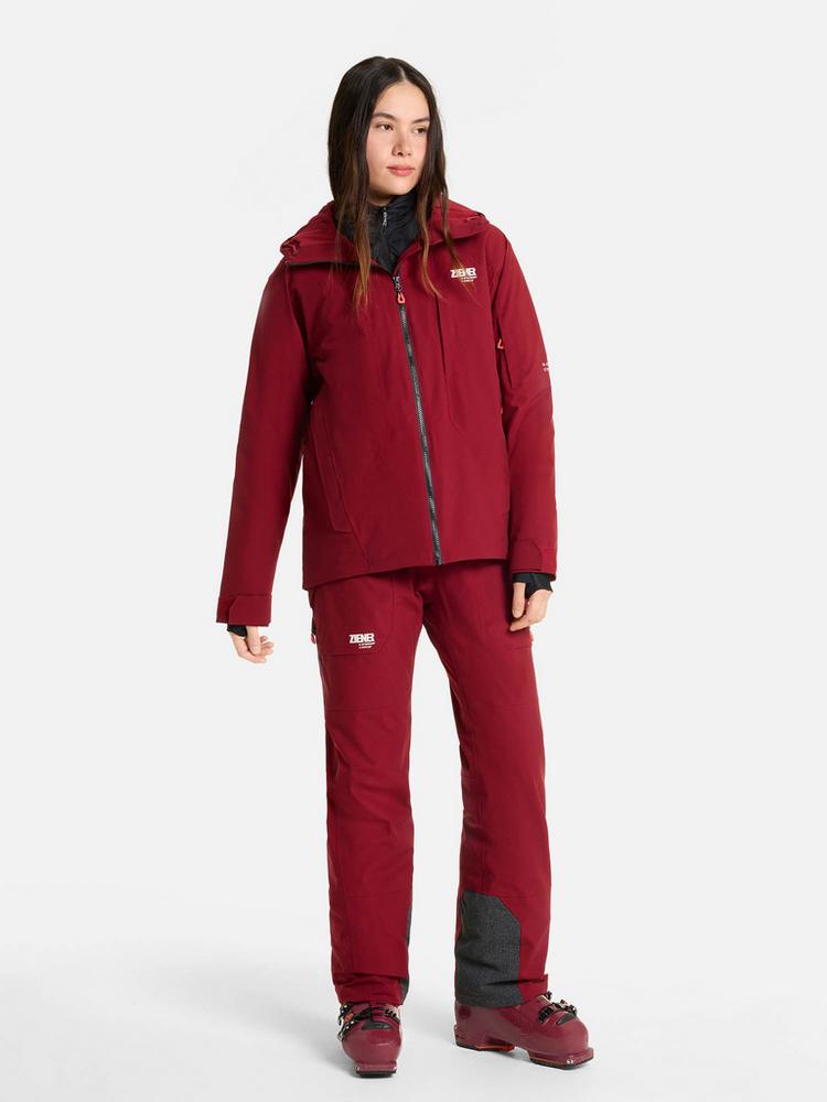 Ziener Ziener Skihose Damen - wine pigment - 2 | SportScheck