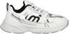 Mistral Retro Tech Jr. Sneaker Jungen - white-black-silver