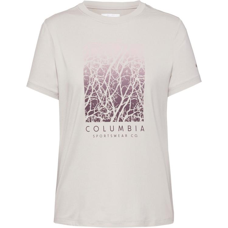 Columbia Columbia Parsons Point Funktionsshirt Damen - dark stone heather-treescape - 0 | SportScheck