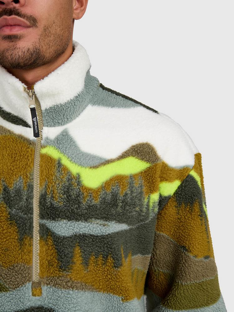 Brunotti Brunotti Fleeceshirt Herren - dusky green - 4 | SportScheck