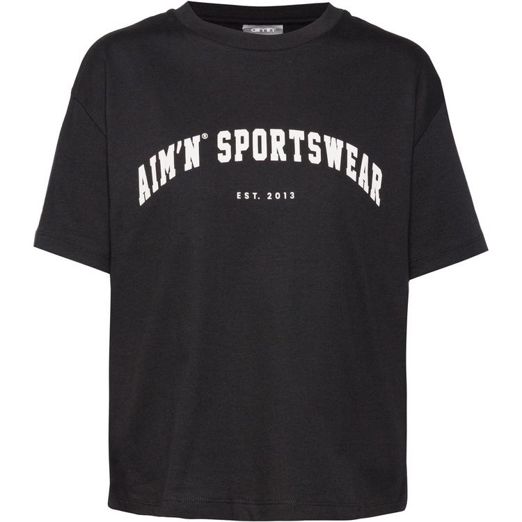 Aim'n Aim'n Vasity T-Shirt Damen - black - 0 | SportScheck