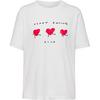 Kleinigkeit Heart Racing T-Shirt Damen - white