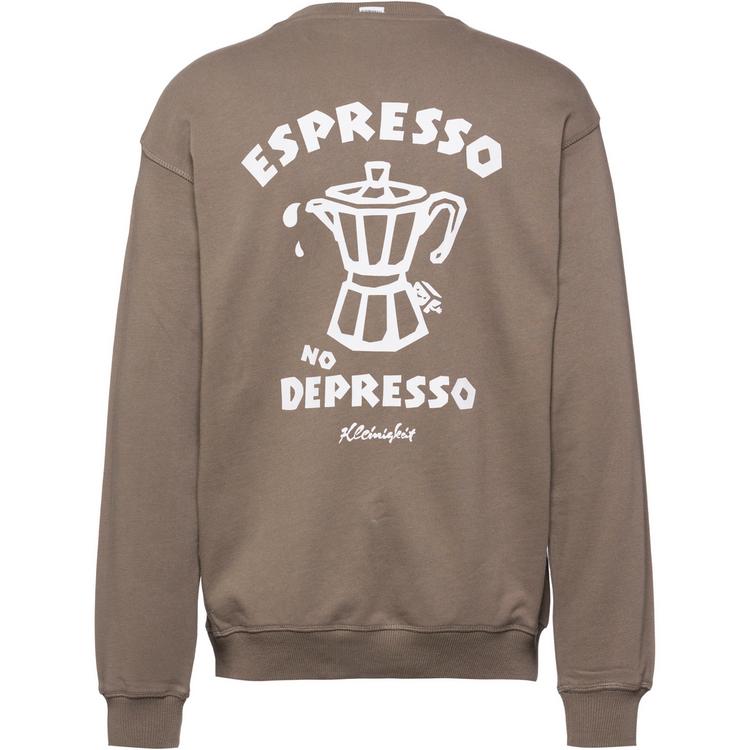 Kleinigkeit Kleinigkeit Espresso No Depresso Sweatshirt Herren - dark chocolate - 0 | SportScheck