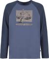 E9 LONG COFFEE Sweatshirt Herren - steel-blue