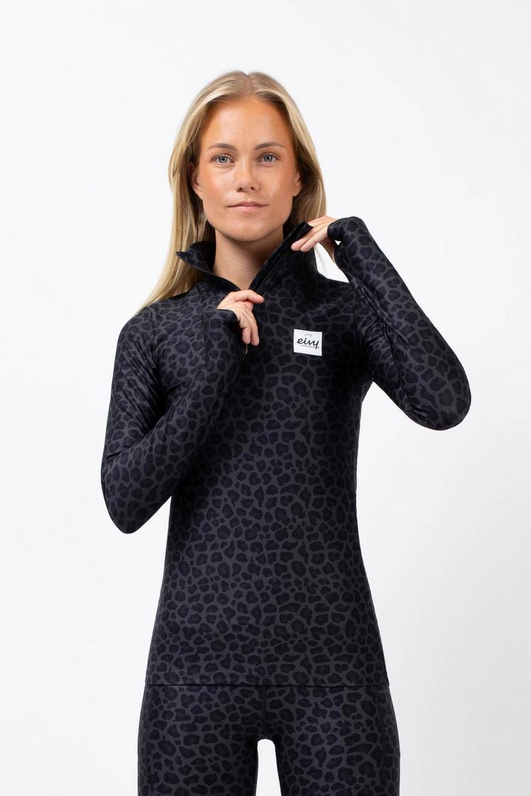 Eivy Eivy Langarmshirt Damen - black leopard - 0 | SportScheck