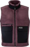 SCOTT Fleeceweste Damen - cocoa red-black
