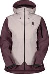 SCOTT Skijacke Damen - wax pink-cocoa red