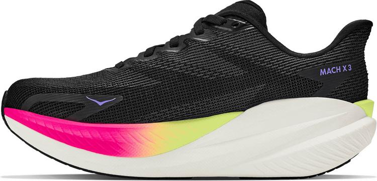 HOKA HOKA MACH X 3 Laufschuhe Damen - black-neon nebula - 0 | SportScheck