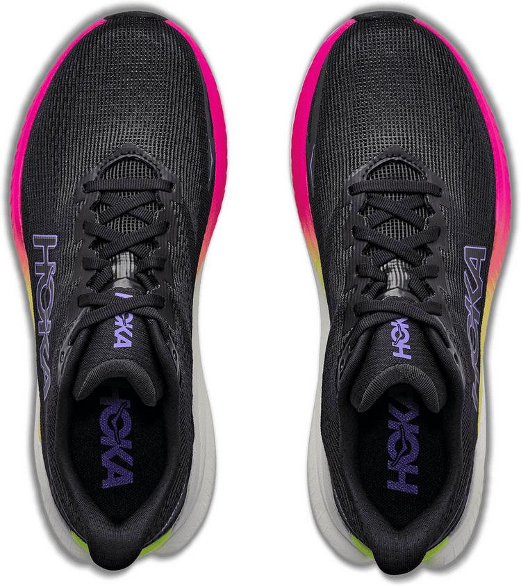 HOKA HOKA MACH X 3 Laufschuhe Damen - black-neon nebula - 0 | SportScheck