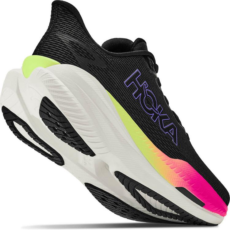 HOKA HOKA MACH X 3 Laufschuhe Damen - black-neon nebula - 4 | SportScheck