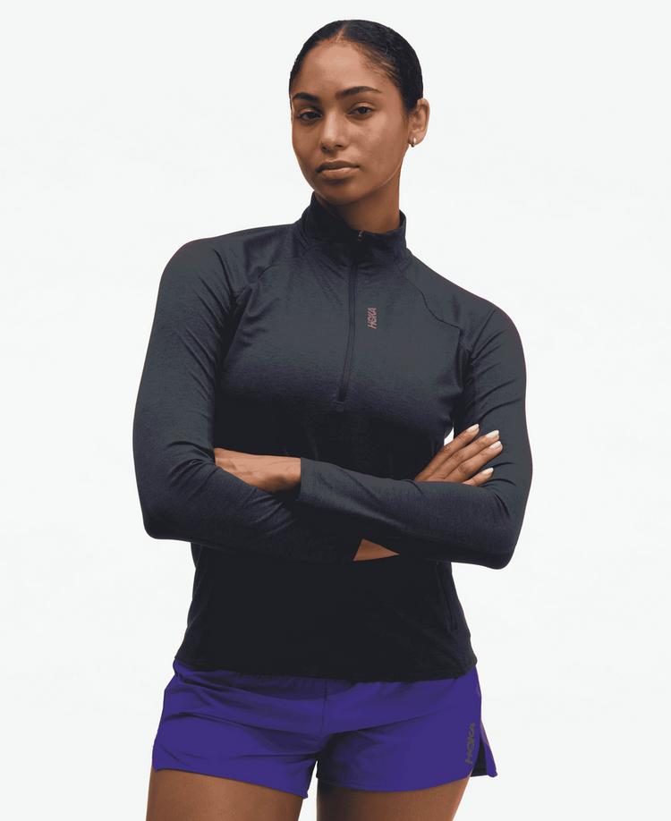 HOKA HOKA SKYFORM Funktionsshirt Damen - black htr - 0 | SportScheck