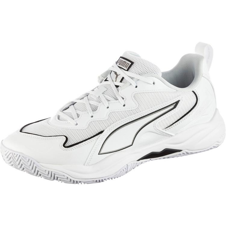 PUMA PUMA Solarflash Hallenschuhe Herren - puma white-puma aged silver - 0 | SportScheck