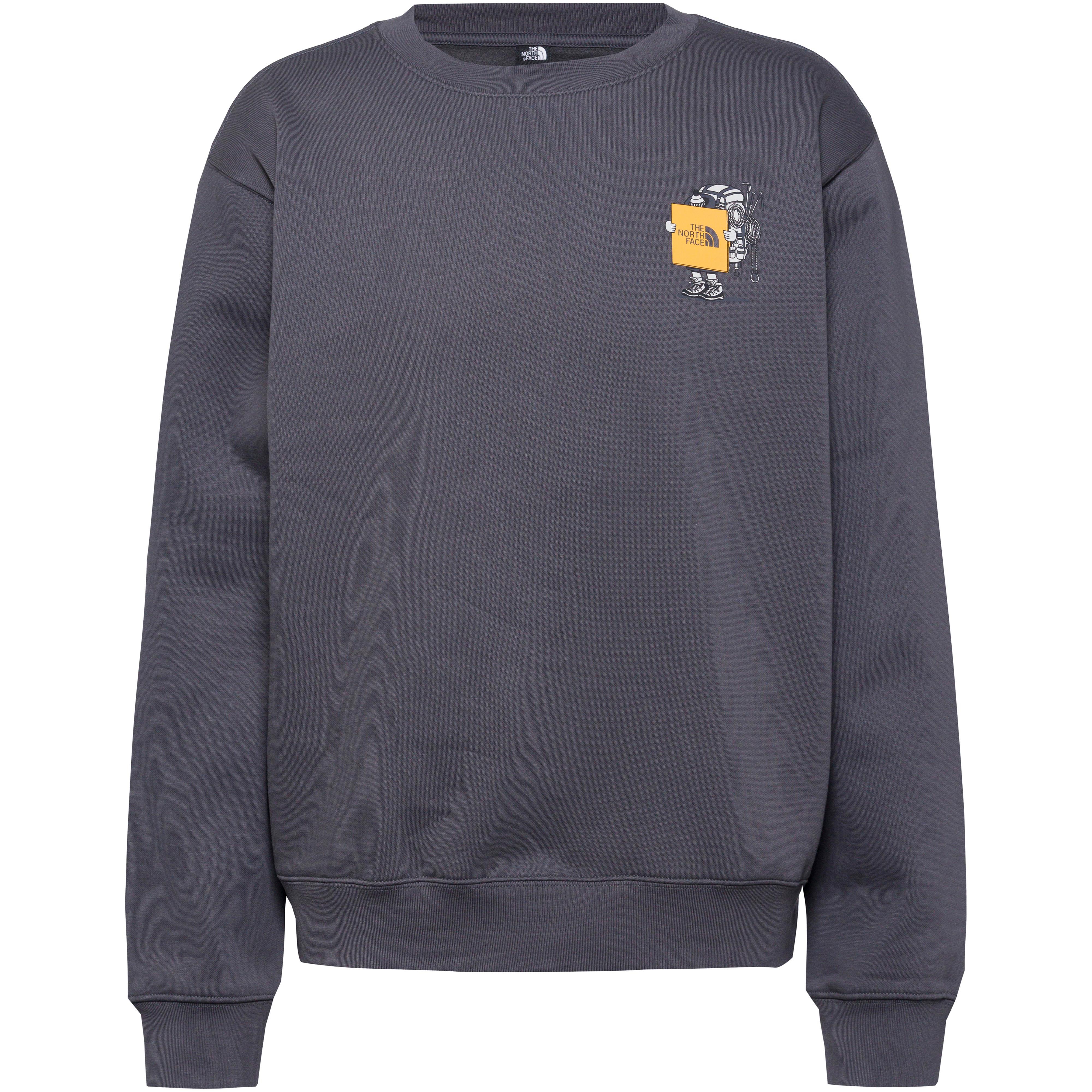 The North Face Herren Grau Gear Up Get Out Sweatshirt - Größe Groß