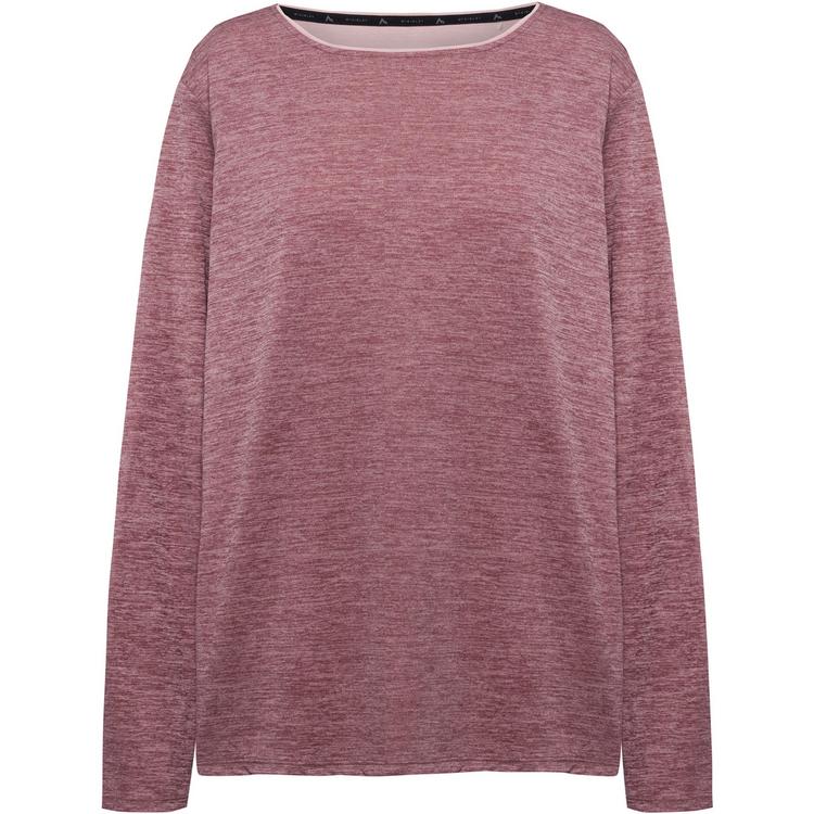 McKinley McKinley Hunu II Funktionsshirt Damen - melange-red wine - 0 | SportScheck