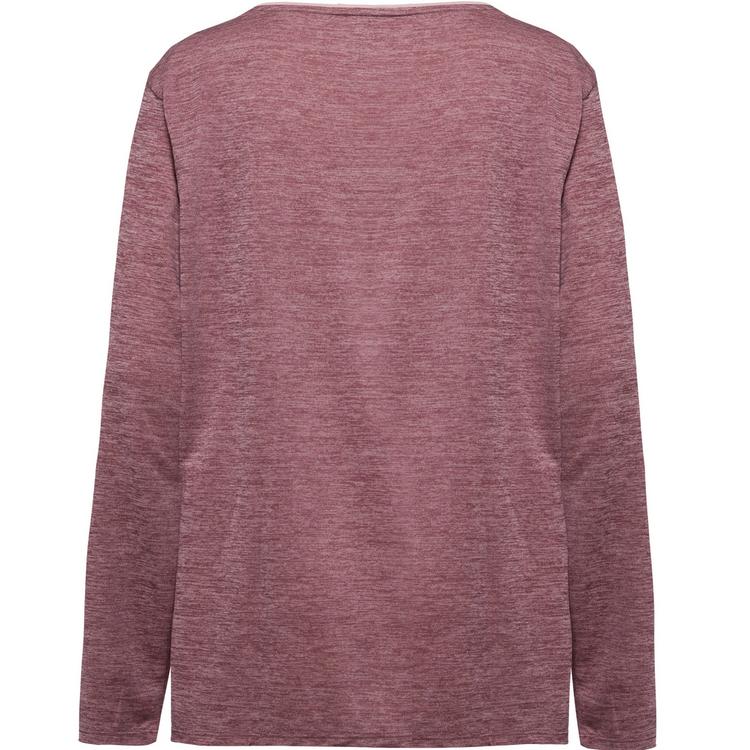 McKinley McKinley Hunu II Funktionsshirt Damen - melange-red wine - 0 | SportScheck