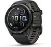 Garmin Fenix 9 Pro 43MM DLC Titan Sportuhr - schwarz-kieselgrau