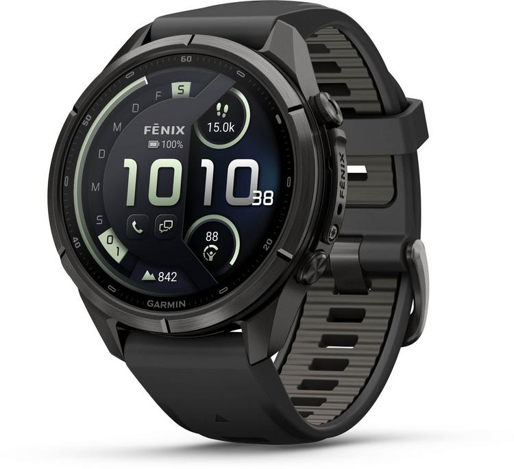 Garmin Garmin Fenix 9 Pro 43MM DLC Titan Sportuhr - schwarz-kieselgrau - 0 | SportScheck
