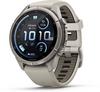 Garmin Fenix 9 Pro 43MM Titan Sportuhr - nebelgrau-dunkler sandstein