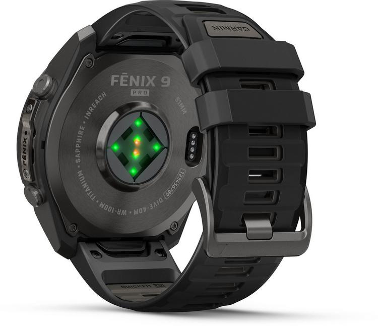 Garmin Garmin Fenix 9 Pro 51MM DLC Titan Sportuhr - schwarz-kieselgrau - 0 | SportScheck