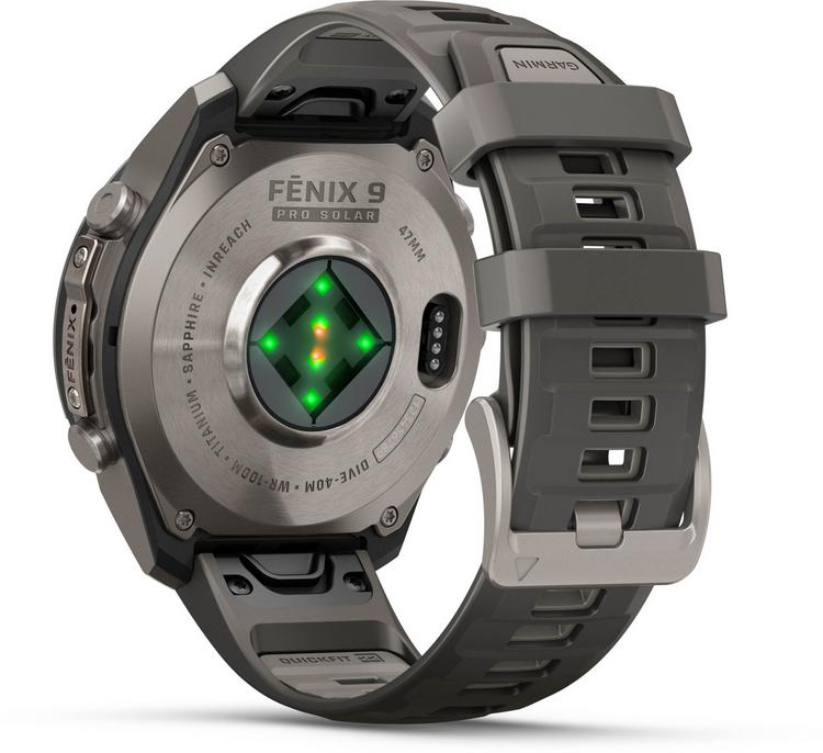 Garmin Garmin Fenix 9 Pro 47MM Solar Titan Sportuhr - kieselgrau-silbergrau - 0 | SportScheck