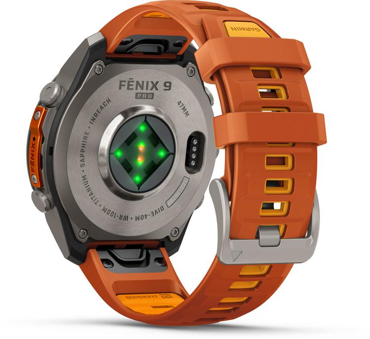 Garmin Garmin Fenix 9 Pro 47MM Titan Sportuhr - orange-spark orange - 0 | SportScheck