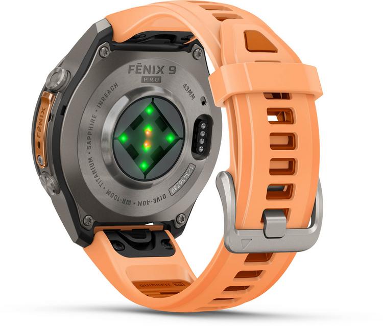 Garmin Garmin Fenix 9 Pro 43MM Titan Sportuhr - pink-autumn orange - 0 | SportScheck
