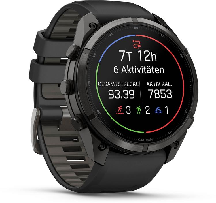 Garmin Garmin Fenix 9 Pro 51MM DLC Titan Sportuhr - schwarz-kieselgrau - 2 | SportScheck