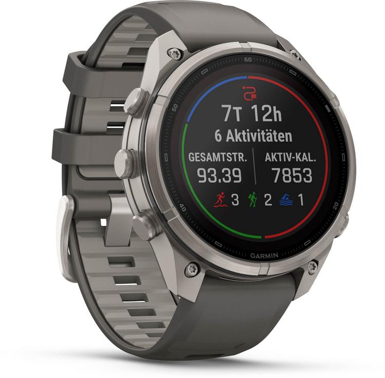 Garmin Garmin Fenix 9 Pro 47MM Solar Titan Sportuhr - kieselgrau-silbergrau - 2 | SportScheck