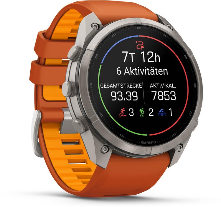 Garmin Garmin Fenix 9 Pro 51MM Titan Sportuhr - autumn orange-spark orange - 2 | SportScheck