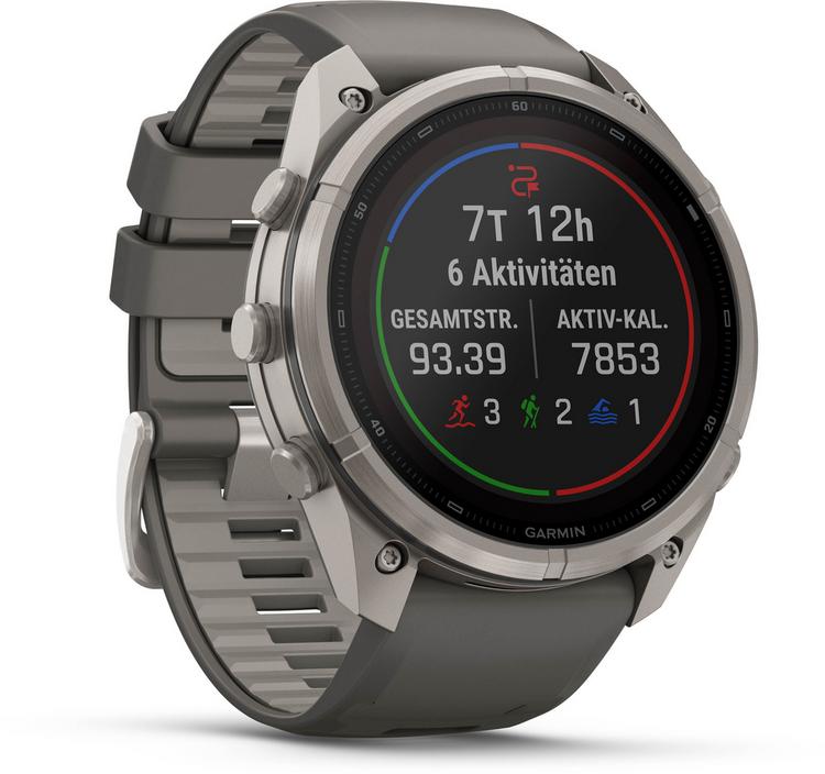 Garmin Garmin Fenix 9 Pro 51MM Solar Titan Sportuhr - kieselgrau-silbergrau - 2 | SportScheck