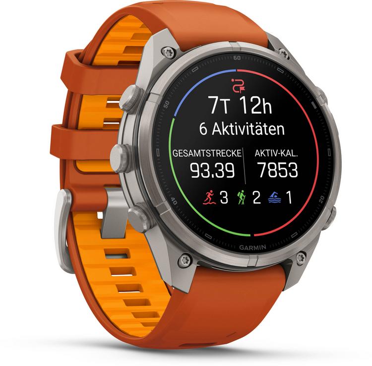 Garmin Garmin Fenix 9 Pro 47MM Titan Sportuhr - orange-spark orange - 2 | SportScheck