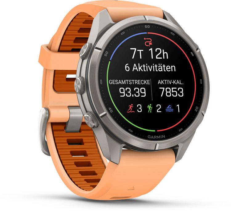 Garmin Garmin Fenix 9 Pro 43MM Titan Sportuhr - pink-autumn orange - 2 | SportScheck