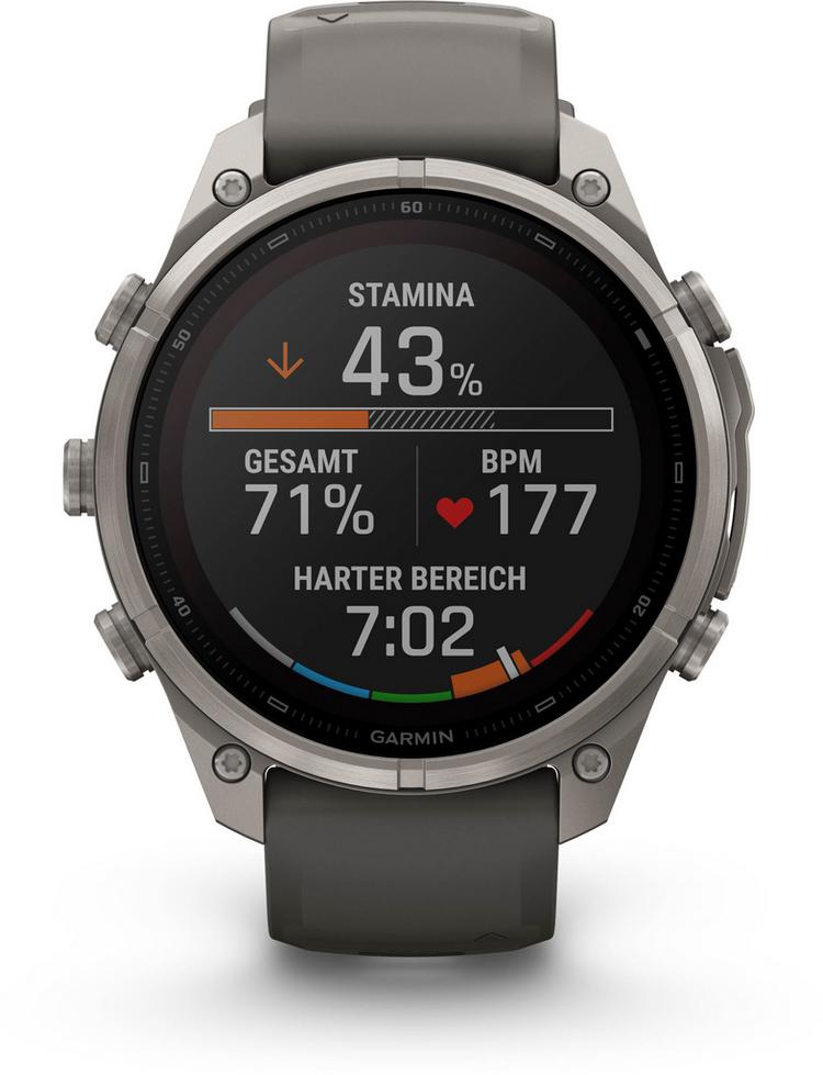 Garmin Garmin Fenix 9 Pro 47MM Solar Titan Sportuhr - kieselgrau-silbergrau - 3 | SportScheck